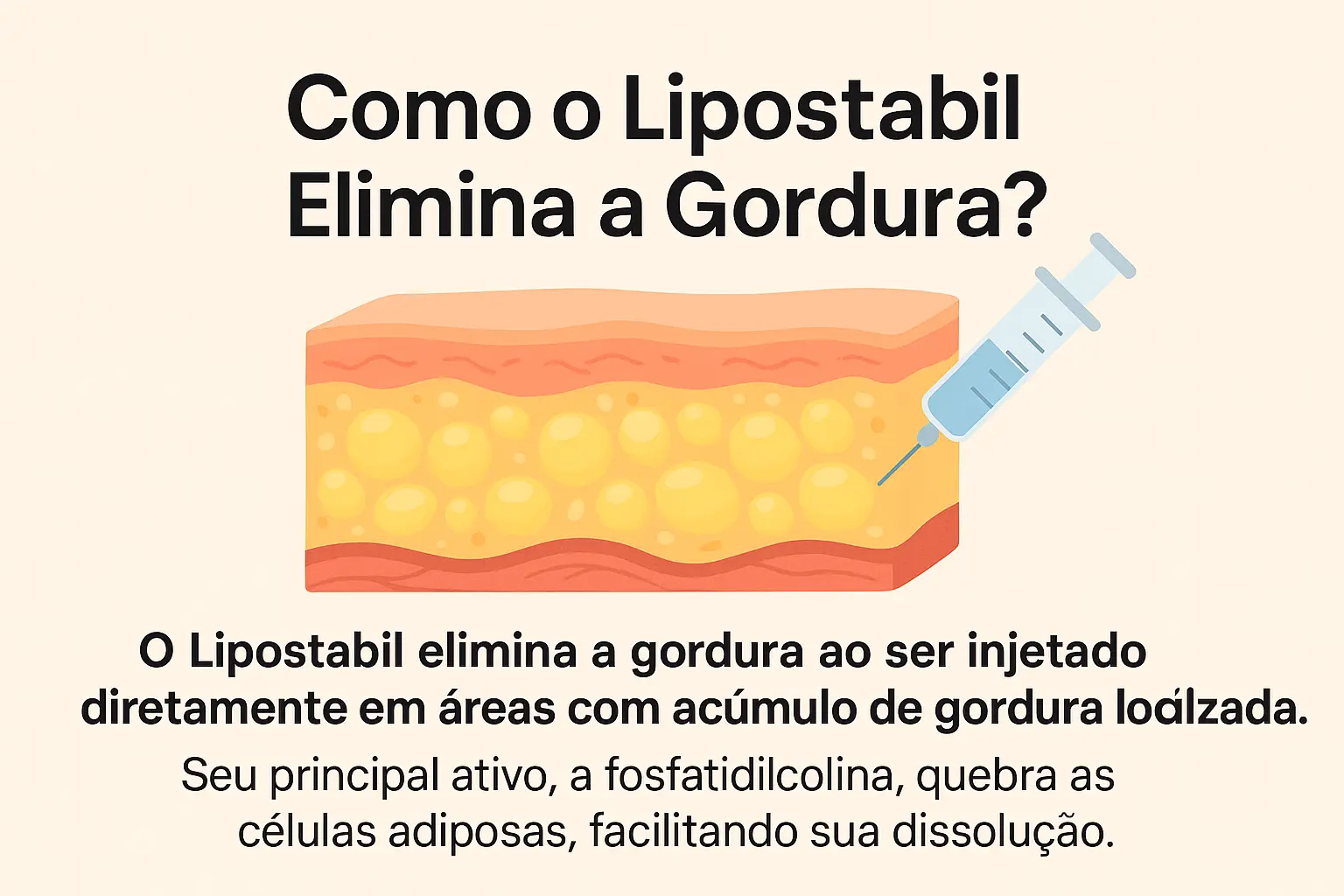 Como o Lipostabil Elimina a Gordura
